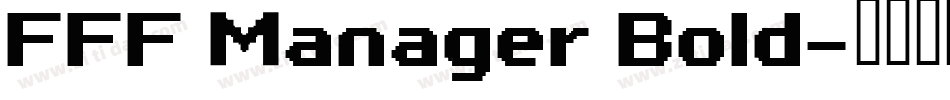 FFF Manager Bold字体转换